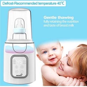 Grownsy Bottle Warmer , 6-in-1 Fast Baby Food Heater & Defrost BPA-Free